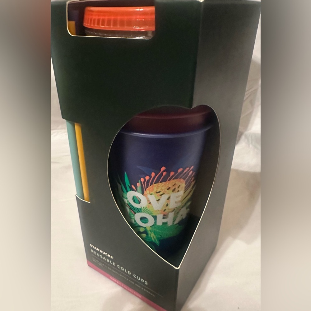Starbucks Tropical Reusable Cups Hawaii Collection